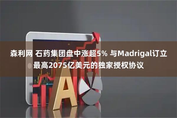 森利网 石药集团盘中涨超5% 与Madrigal订立最高2075亿美元的独家授权协议